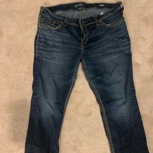 Silver Jeans Suki dark wash jeans